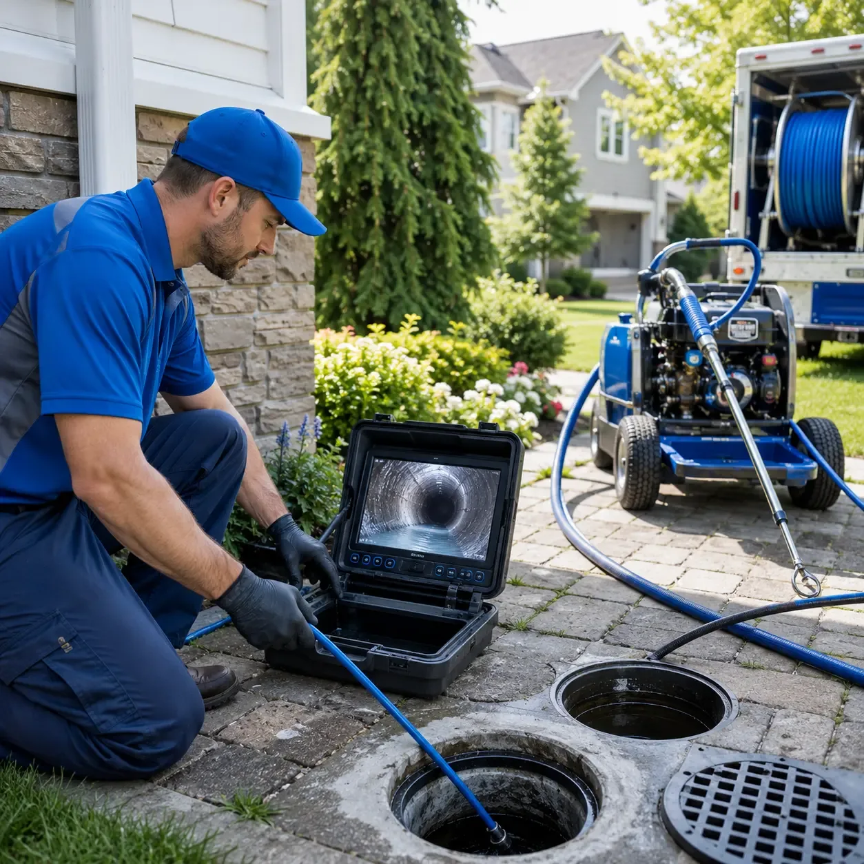 Outdoor drain cleaning professionals serving Porter Ranch, CA