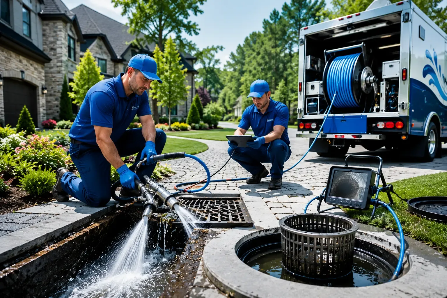 Local outdoor drain cleaning professionals in Porter Ranch, CA
